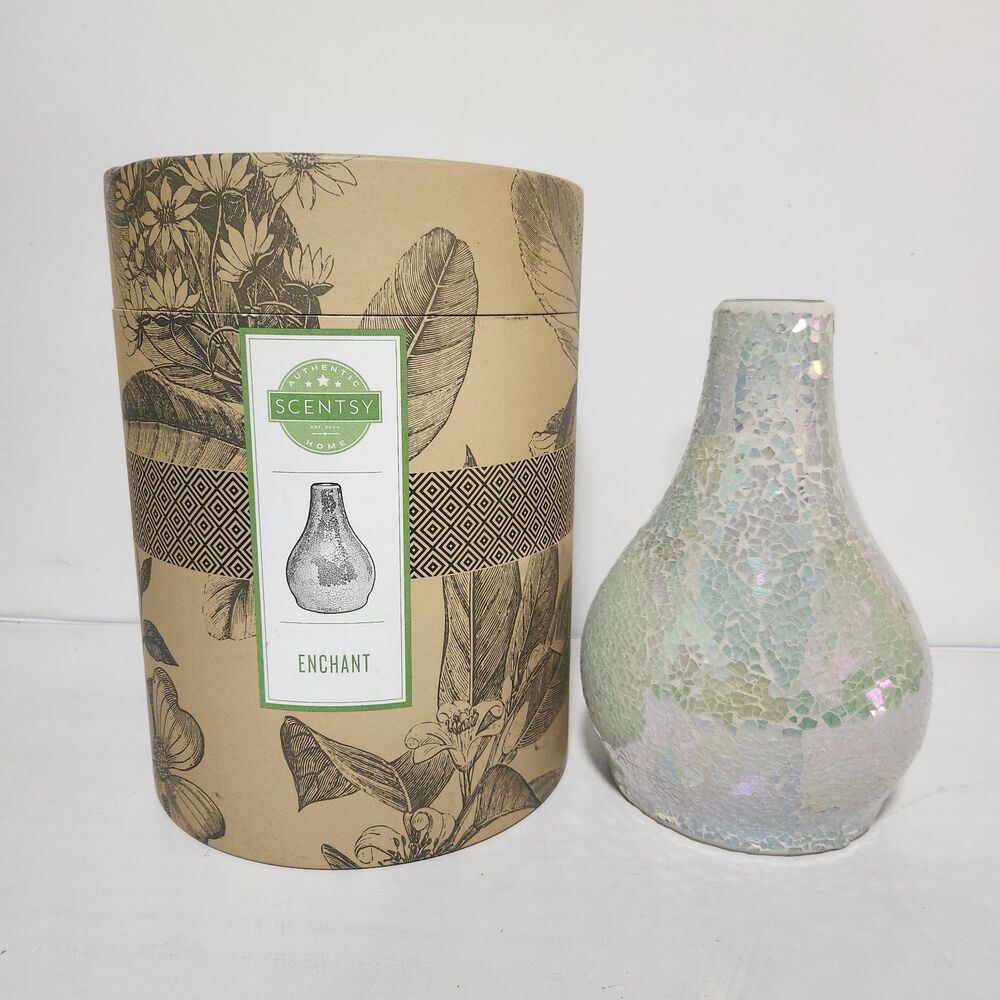Scentsy ENCHANT Diffuser Shade - Crackled Glass-Like Effect - Shade Only